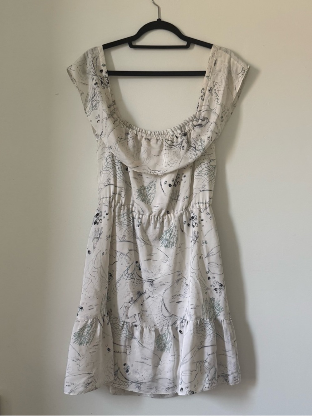 Club Monaco Silk Floral Dress